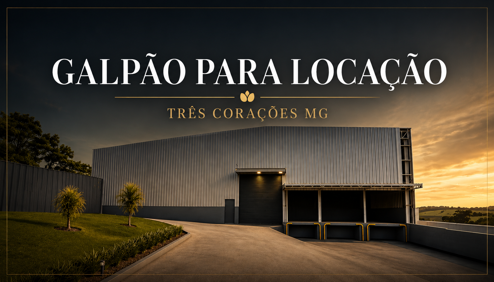 Galpão para locação- Em Três Corações