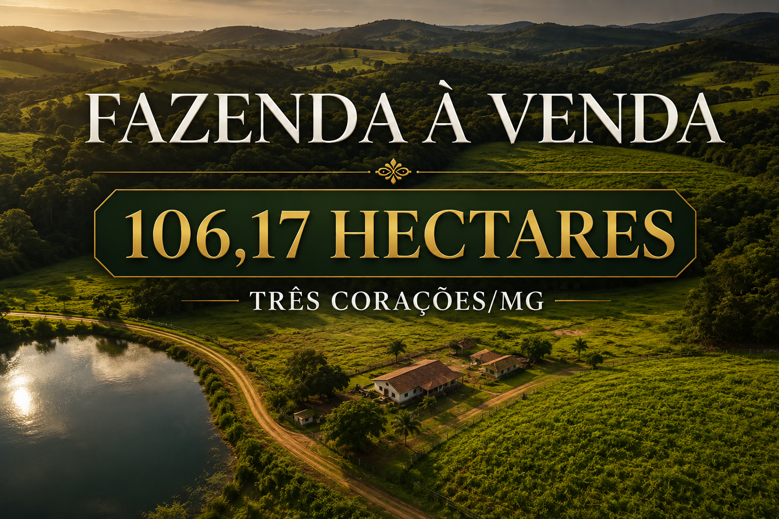FAZENDA À VENDA EM TRÊS CORAÇÕES – MG | PERFIL INVESTIDOR